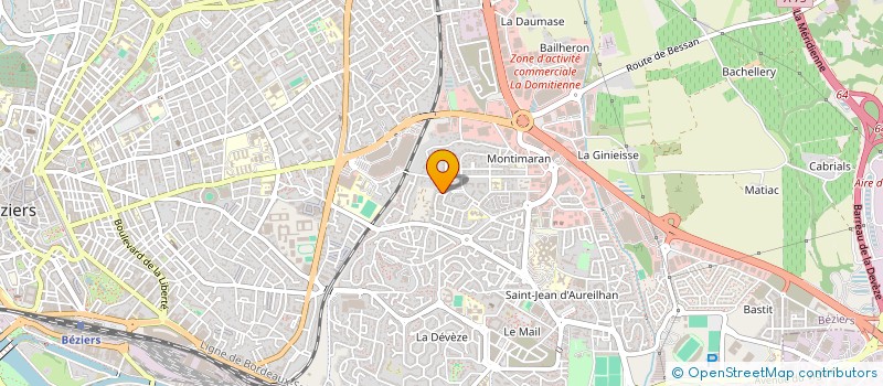 localisation de l'entreprise MADAME FLORENCE CASSAGNE  BEZIERS