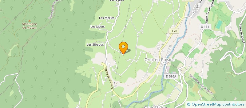 localisation de l'entreprise MADAME FLORENCE CASSASSUCE  ORIOL-EN-ROYANS