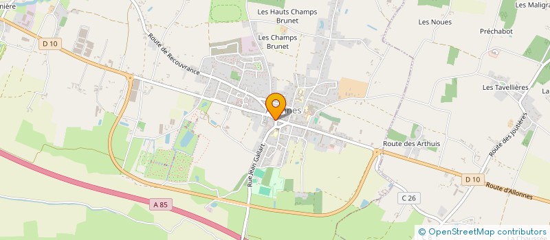 localisation de l'entreprise MADAME FLORENCE CASSIN  ALLONNES