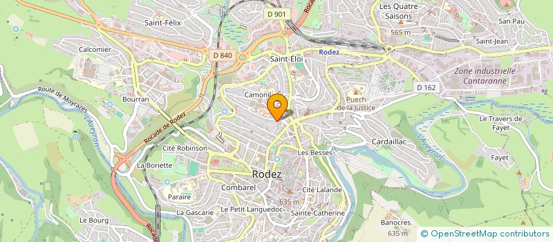 localisation de l'entreprise MADAME FLORENCE CASTELBOU  RODEZ