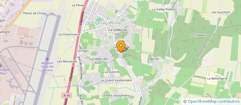 localisation de l'entreprise MADAME FLORENCE CAZE  PARCAY-MESLAY