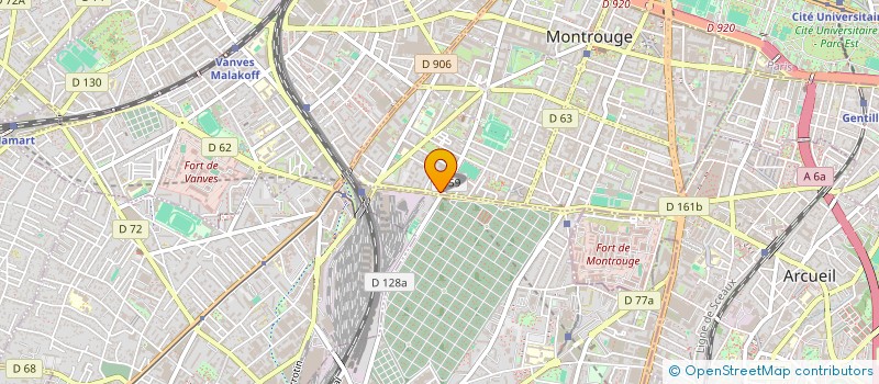 localisation de l'entreprise MADAME FLORENCE CHAMINAND à MONTROUGE