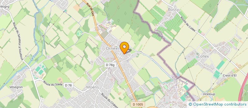 localisation de l'entreprise MADAME FLORENCE CHAMPIN  ORNEX