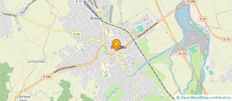 localisation de l'entreprise MADAME FLORENCE CHANEL  BRIOUDE