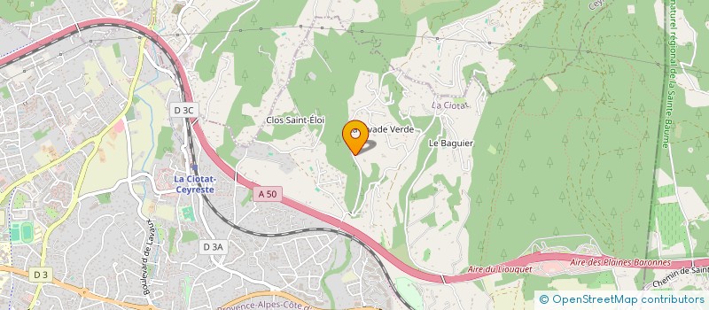 localisation de l'entreprise MADAME FLORENCE CHANTAL BERNARDIN  LA CIOTAT