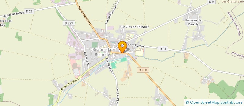 localisation de l'entreprise MADAME FLORENCE CHARDET à BEAUNE-LA-ROLANDE