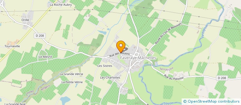 localisation de l'entreprise MADAME FLORENCE CHARRIER à BELLEVIGNE-EN-LAYON
