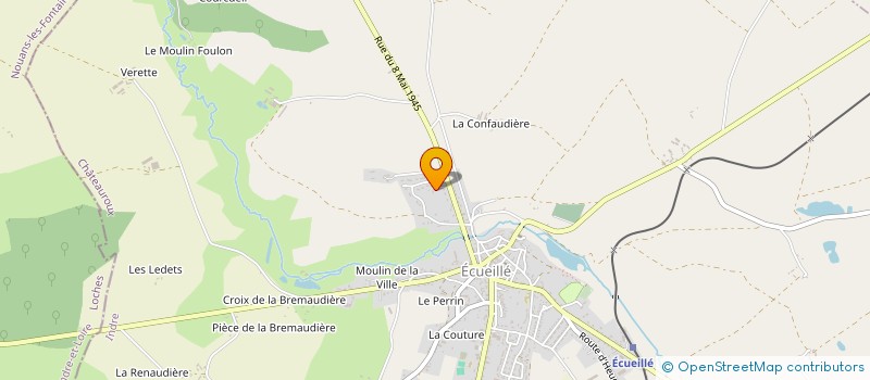 localisation de l'entreprise MADAME FLORENCE CHARRON à ECUEILLE