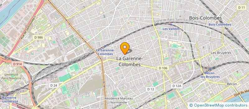 localisation de l'entreprise MADAME FLORENCE CHATAIGNER à LA GARENNE-COLOMBES