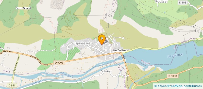 localisation de l'entreprise MADAME FLORENCE CHAULIAC  ROCHEBRUNE