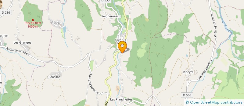 localisation de l'entreprise MADAME FLORENCE CHAZEIX  ORCIVAL