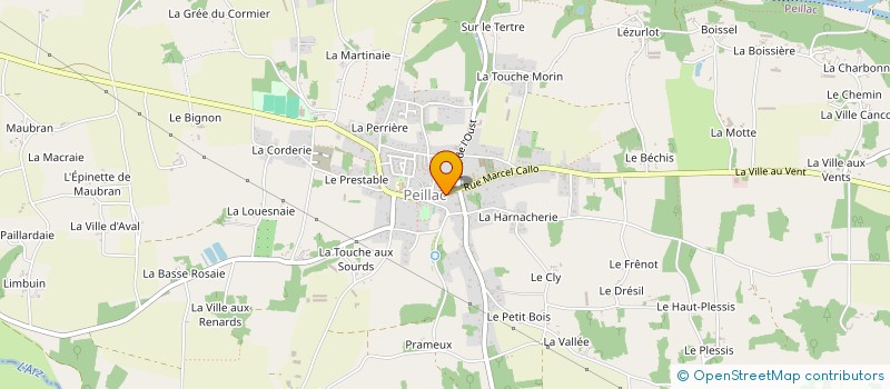 localisation de l'entreprise MADAME FLORENCE CHELET  PEILLAC