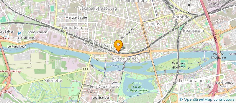 localisation de l'entreprise MADAME FLORENCE CHERRIER  TOURS