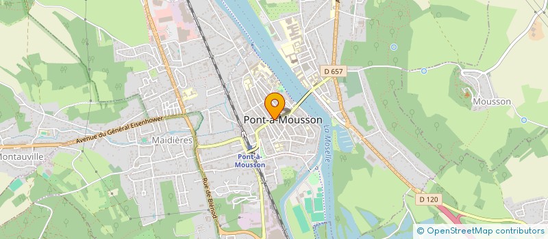 localisation de l'entreprise MADAME FLORENCE CHEVALIER  PONT-A-MOUSSON