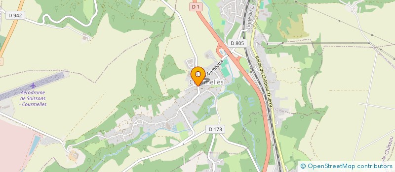 localisation de l'entreprise MADAME FLORENCE CHEVALIER  COURMELLES