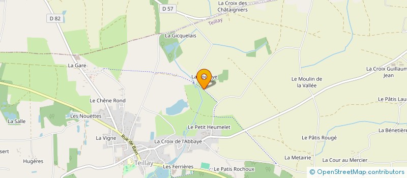 localisation de l'entreprise MADAME FLORENCE CHEVRIER  TEILLAY