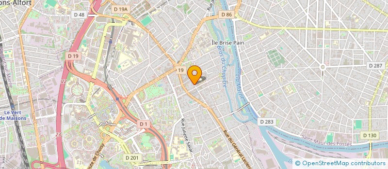 localisation de l'entreprise MADAME FLORENCE CHOPIN  CRETEIL