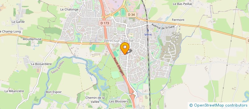 localisation de l'entreprise MADAME FLORENCE CHOQUET à VERN-SUR-SEICHE