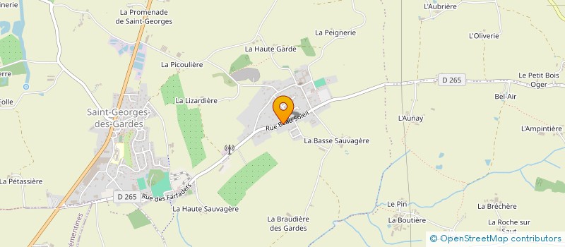 localisation de l'entreprise MADAME FLORENCE CHOUTEAU  CHEMILLE-EN-ANJOU