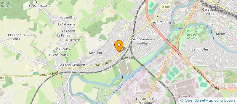localisation de l'entreprise MADAME FLORENCE CHRETIEN à LE MANS