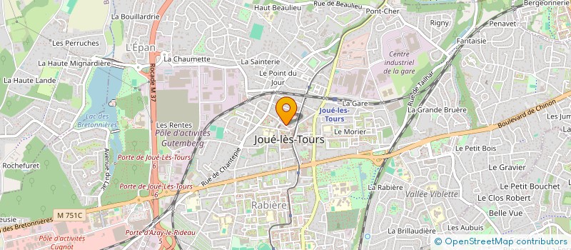 localisation de l'entreprise MADAME FLORENCE CHU  JOUE-LES-TOURS