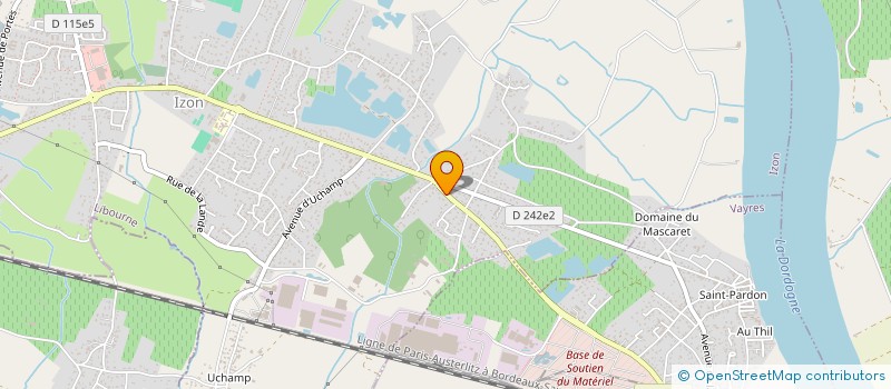 localisation de l'entreprise MADAME FLORENCE CIOCHETTI  IZON