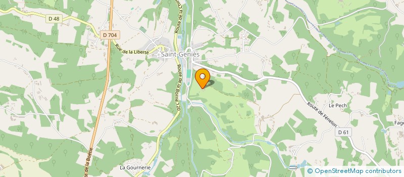 localisation de l'entreprise MADAME FLORENCE CLAIRE SANFOURCHE  SAINT-GENIES