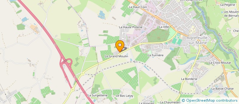 localisation de l'entreprise MADAME FLORENCE CLAVIER  AIGREFEUILLE-SUR-MAINE