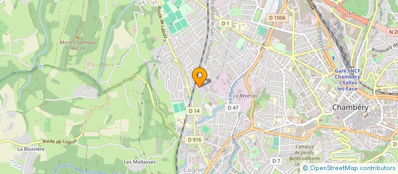 localisation de l'entreprise MADAME FLORENCE CLEAZ SAVOYEN  COGNIN