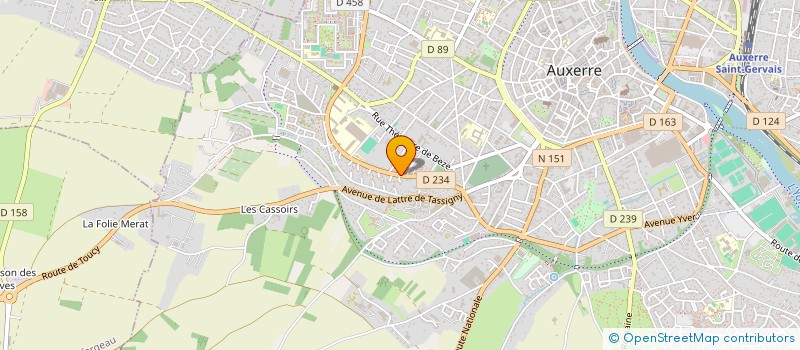 localisation de l'entreprise MADAME FLORENCE CLOTILDE KOWAL à AUXERRE