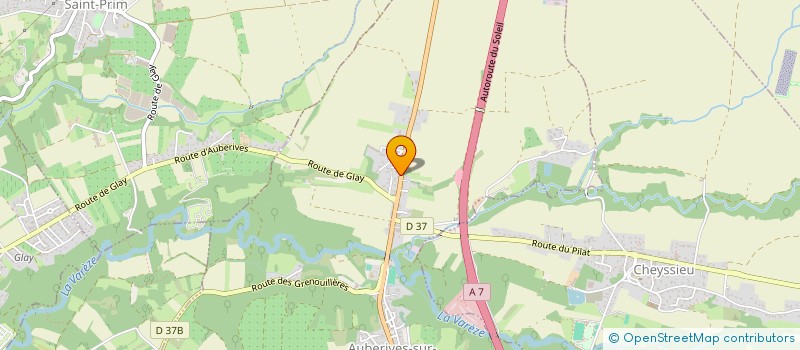 localisation de l'entreprise MADAME FLORENCE CODA  AUBERIVES-SUR-VAREZE