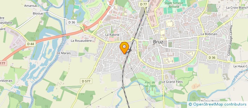 localisation de l'entreprise MADAME FLORENCE COLLIN  BRUZ