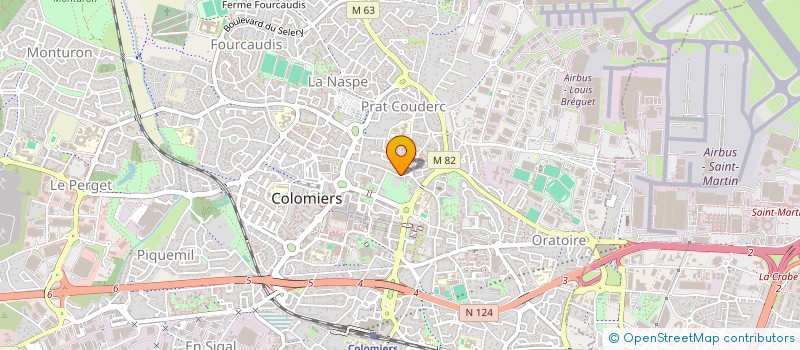 localisation de l'entreprise MADAME FLORENCE COLLIOU à COLOMIERS