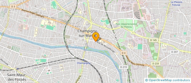 localisation de l'entreprise MADAME FLORENCE COLONNA D'ISTRIA à CHAMPIGNY-SUR-MARNE