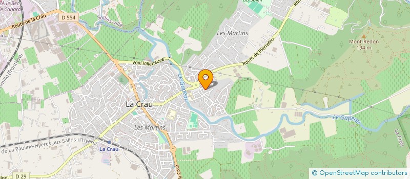 localisation de l'entreprise MADAME FLORENCE COMANDI  LA CRAU