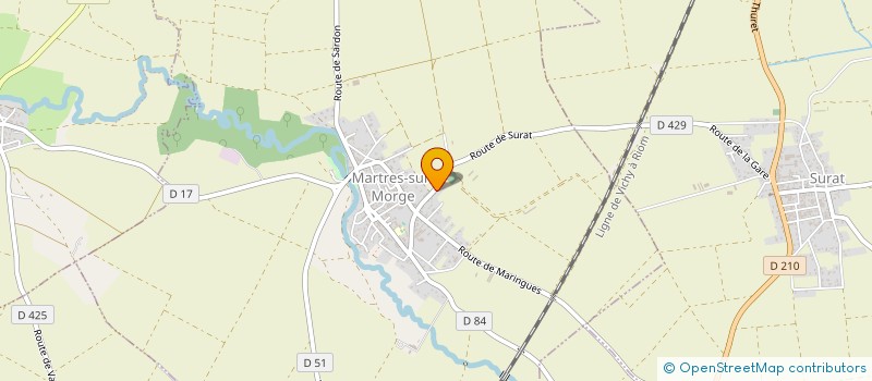 localisation de l'entreprise MADAME FLORENCE COMBE  MARTRES-SUR-MORGE