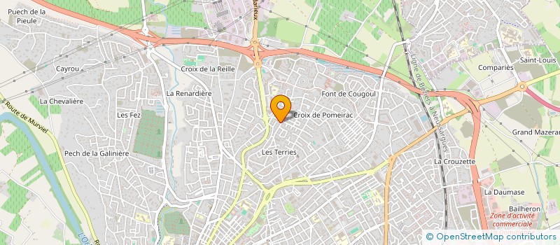 localisation de l'entreprise MADAME FLORENCE COMES  BEZIERS