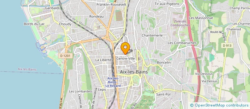 localisation de l'entreprise MADAME FLORENCE COMPAGNONE  AIX-LES-BAINS