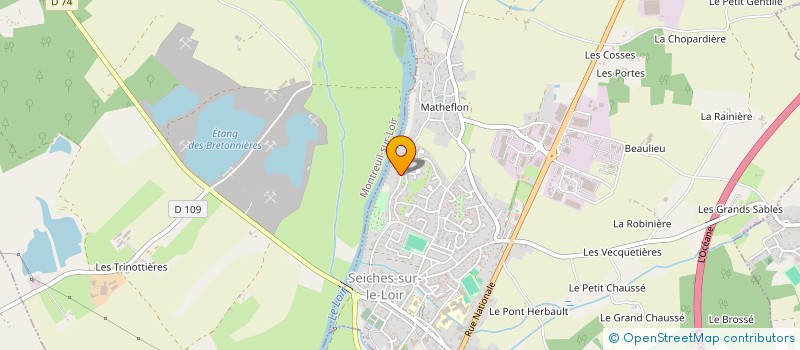 localisation de l'entreprise MADAME FLORENCE CONQ  SEICHES-SUR-LE-LOIR