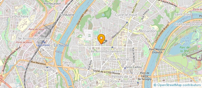 localisation de l'entreprise MADAME FLORENCE CONTI à LYON