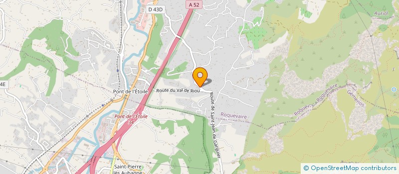 localisation de l'entreprise MADAME FLORENCE COOPER  ROQUEVAIRE