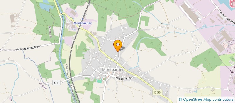 localisation de l'entreprise MADAME FLORENCE COQUARD  MONTBARTIER