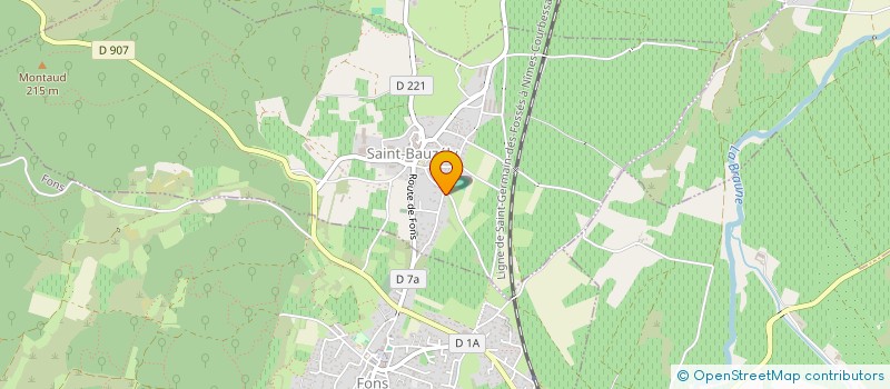 localisation de l'entreprise MADAME FLORENCE CORBIER  SAINT-BAUZELY