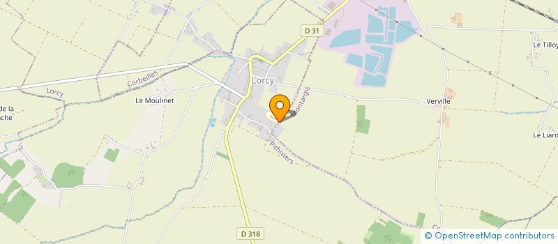 localisation de l'entreprise MADAME FLORENCE CORDELIER  LORCY