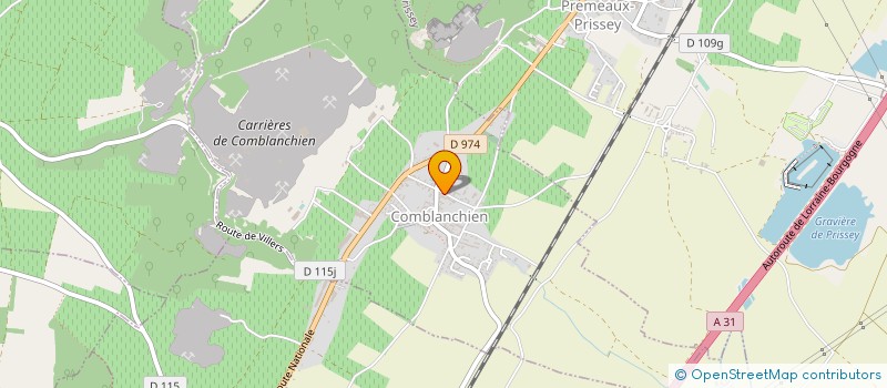 localisation de l'entreprise MADAME FLORENCE CORNEAUX  COMBLANCHIEN