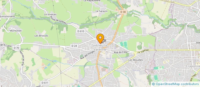 localisation de l'entreprise MADAME FLORENCE CORNIER-PICOTIN  GREZIEU-LA-VARENNE