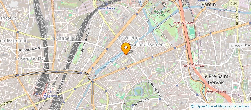 localisation de l'entreprise MADAME FLORENCE COSNIER  PARIS