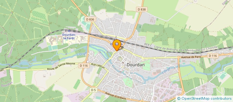localisation de l'entreprise MADAME FLORENCE COUFFIN à DOURDAN