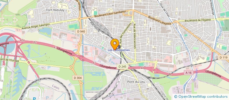 localisation de l'entreprise MADAME FLORENCE COZE  CALAIS