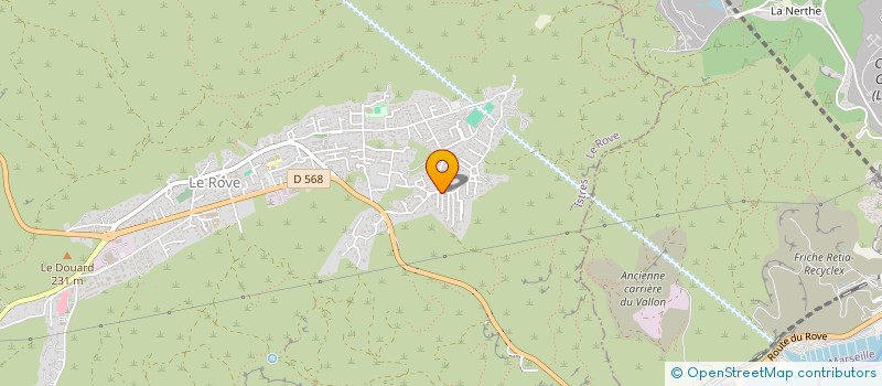 localisation de l'entreprise MADAME FLORENCE CRESCENTE  LE ROVE